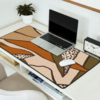 Patterned Tropical Leaves #2 Desk Mat Gallery Image 2