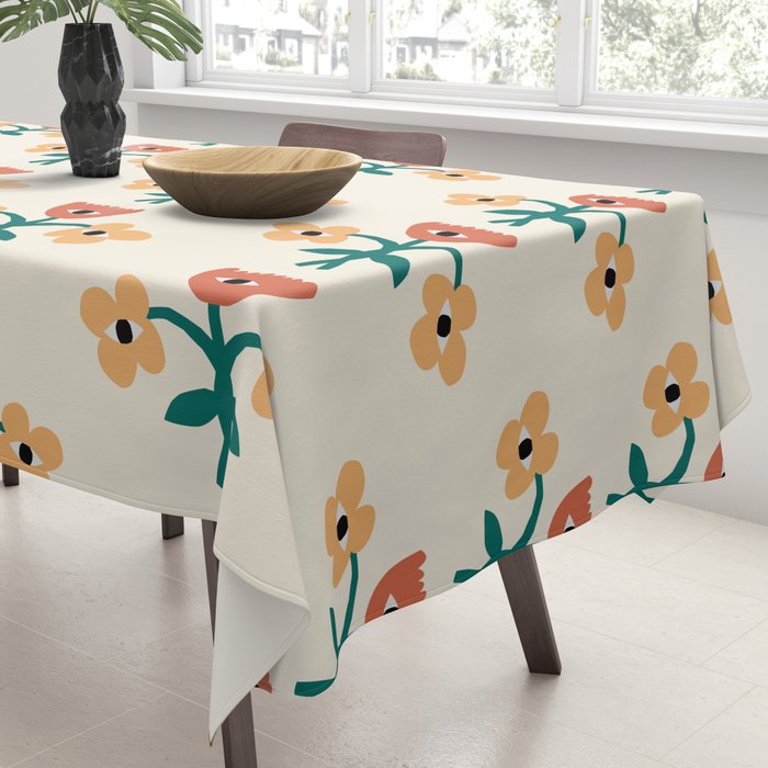 Not Your Gramma's Florals Tablecloth Gallery Image 3