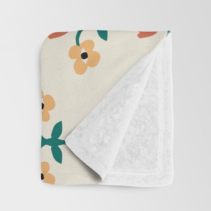 Not Your Gramma's Florals Throw Blanket Gallery Image 3