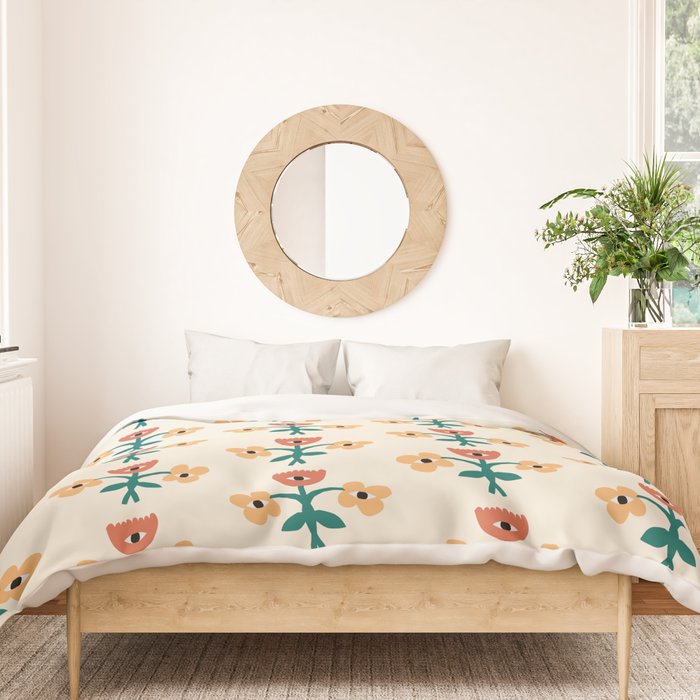 Not Your Gramma's Florals Duvet Cover Gallery Image 3