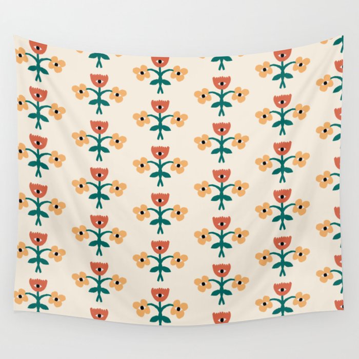 Not Your Gramma's Florals Wall Tapestry Gallery Image 4