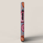 Garden Vegetables & Fresh Fruit in Grey & Rust iPhone Case Gallery Image 2