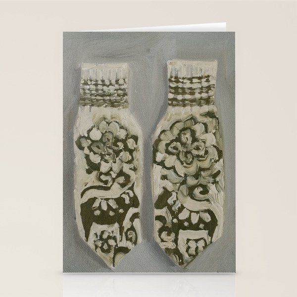 Dala Horse Selbu Mittens Stationery Card Gallery Image 1
