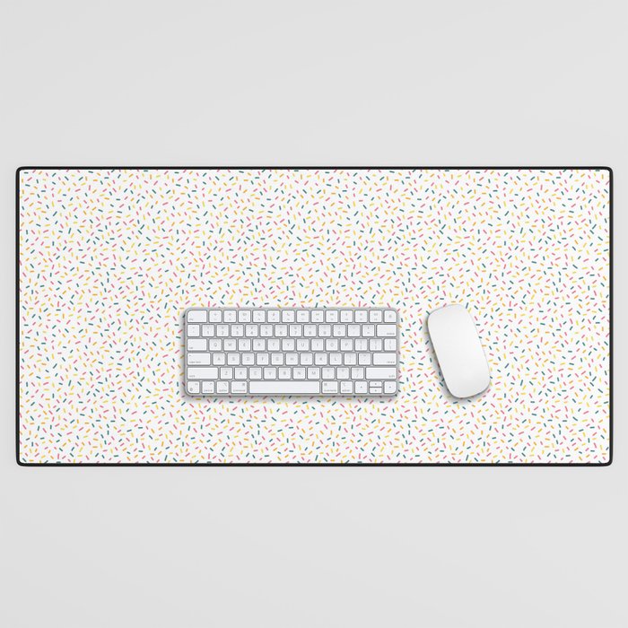 Colorful Party Sprinkles Desk Mat Gallery Image 1