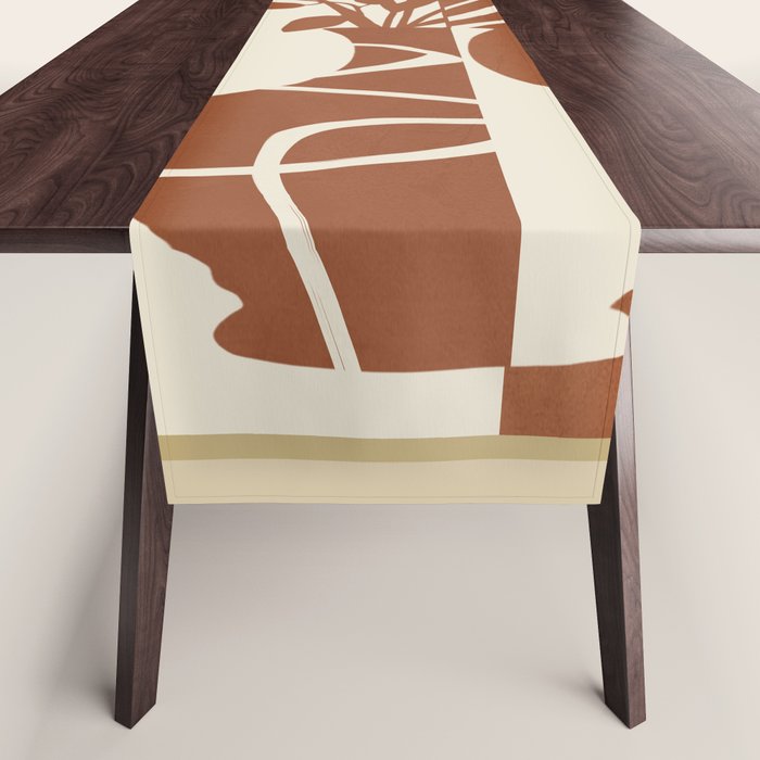 Botanical Contrast 4 Table Runner Gallery Image 1