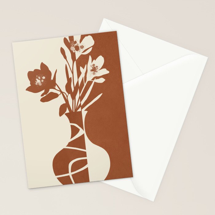Botanical Contrast 4 Stationery Card Gallery Image 2