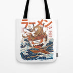Great Ramen off Kanagawa Tote Bag Gallery Image 1