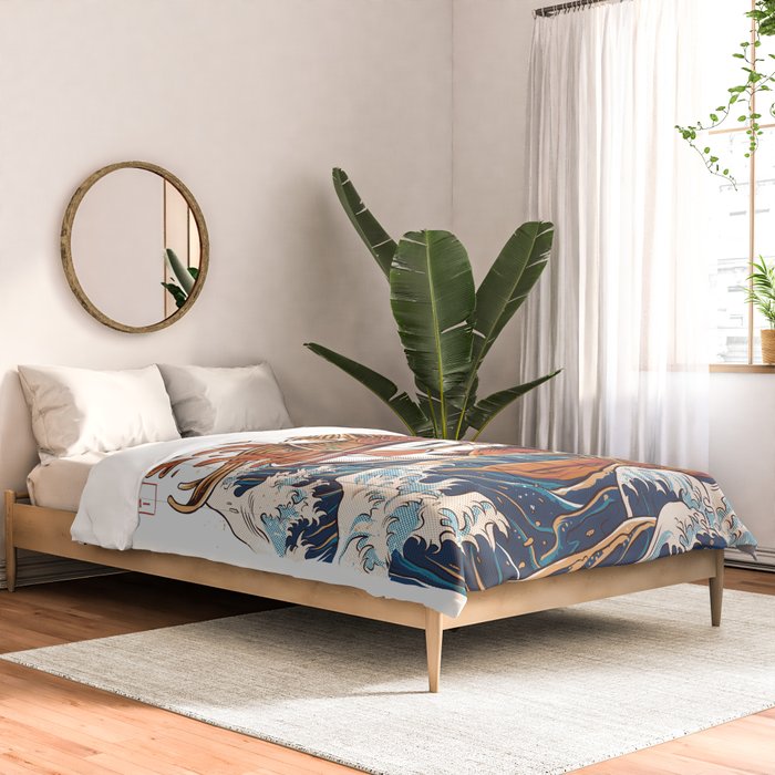 Great Ramen off Kanagawa Comforter Gallery Image 2