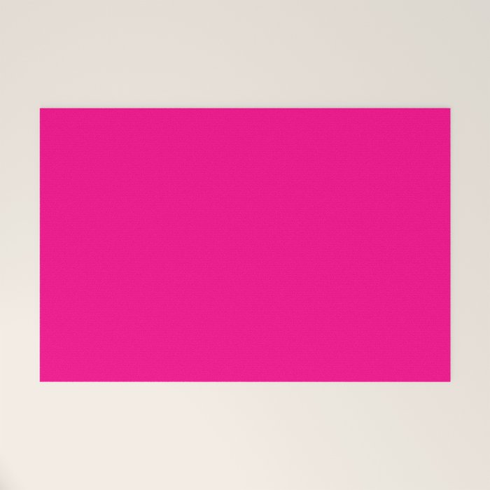 SOLID FUSCHIA COLOR Welcome Mat Gallery Image 1