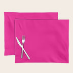 SOLID FUSCHIA COLOR Placemat Gallery Image 1