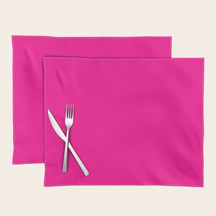 SOLID FUSCHIA COLOR Placemat Gallery Image 1