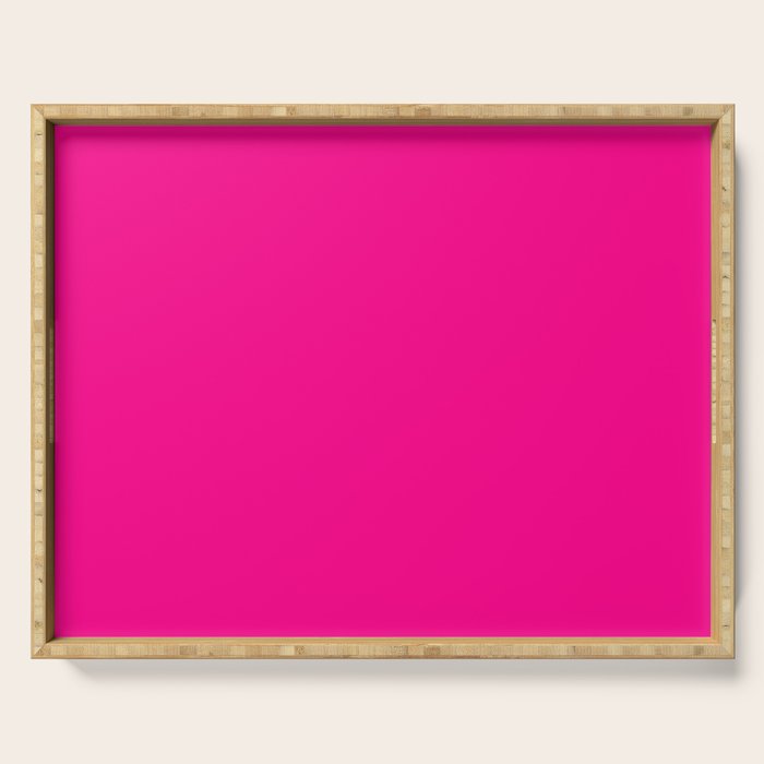 SOLID FUSCHIA COLOR Serving Tray Gallery Image 1