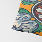 Mandala mexican talavera tile ceramic mosaic Pillow Sham Gallery Image 4
