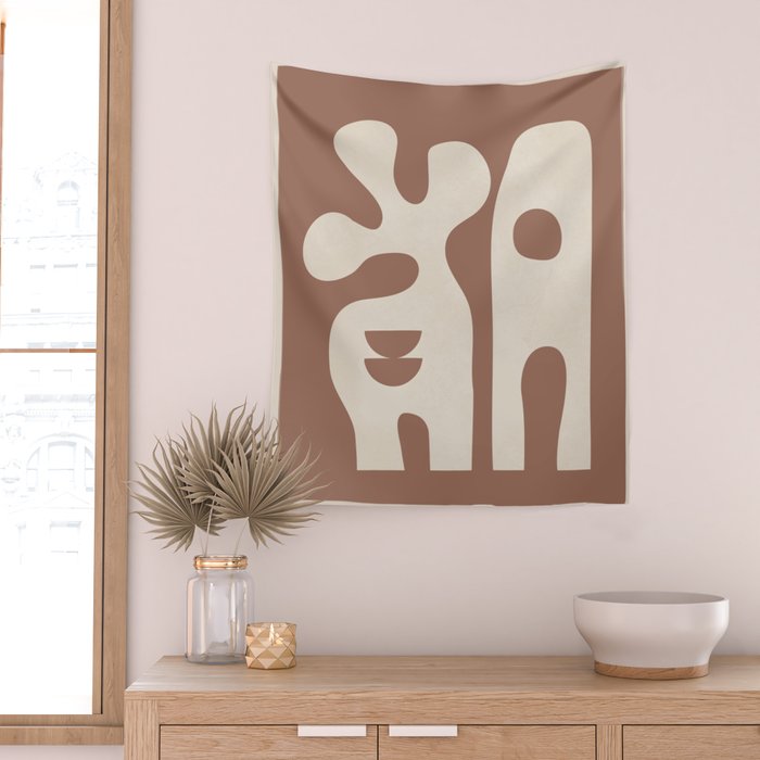 Mocha Movement 2 Wall Tapestry Gallery Image 2
