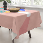 Keep Growing - Tropical plant on peach Tablecloth Gallery Image 3