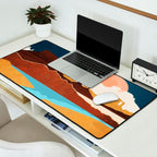 Desert Moon Lake Desk Mat Gallery Image 2