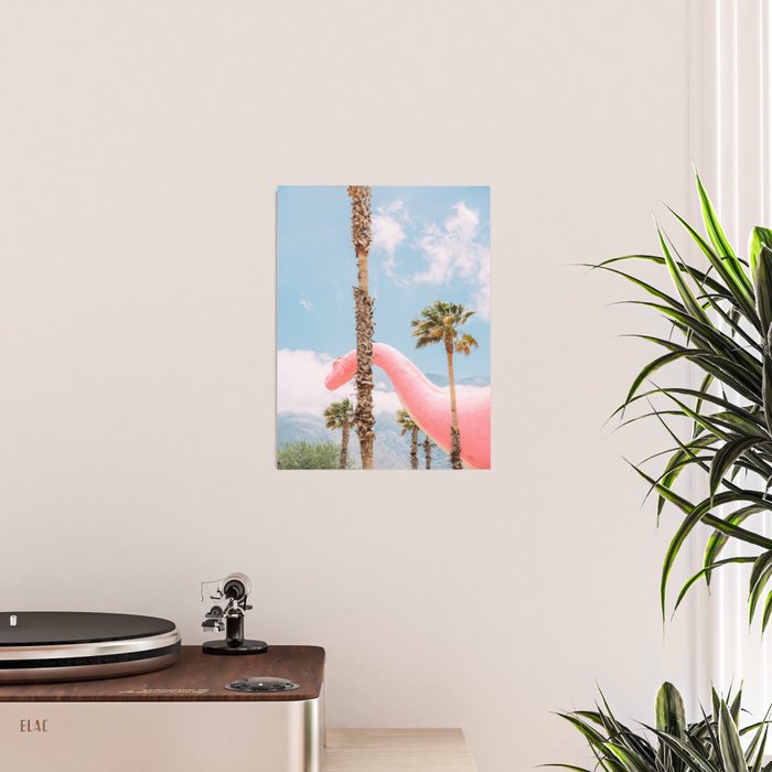 Pink Dinosaur in Cabazon - Palm Springs - California Travel Photo Poster Gallery Image 2