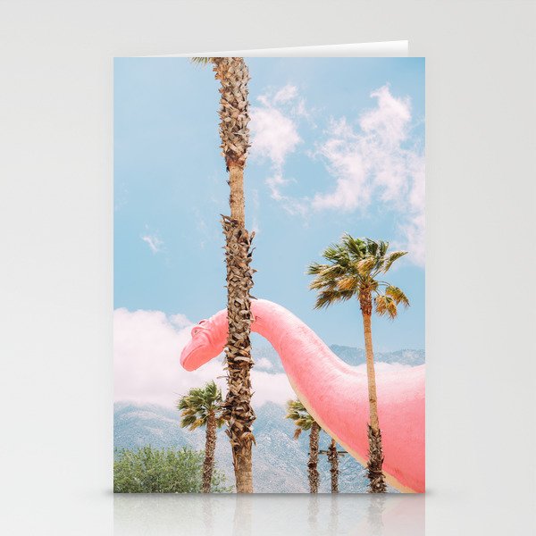 Pink Dinosaur in Cabazon - Palm Springs - California Travel Photo Stationery Card Gallery Image 2