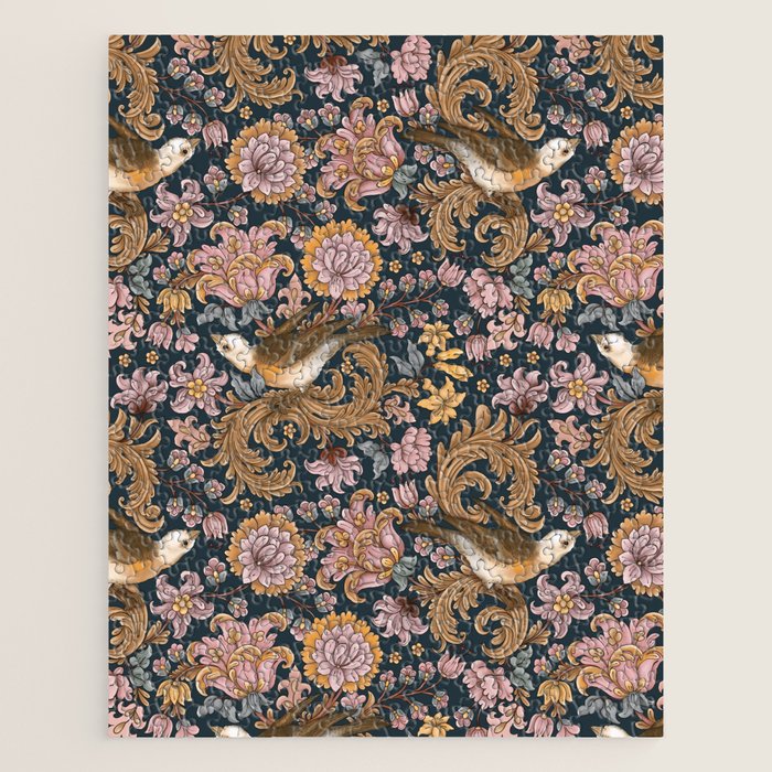 Ornate Bird Garden Jigsaw Puzzle Gallery Image 1