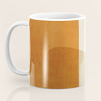 Modern Artwork Brown Tones Mustard Beige Coffee Mug Gallery Image 3