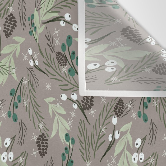 Christmas Foliage - Earth Wall Tapestry Gallery Image 3