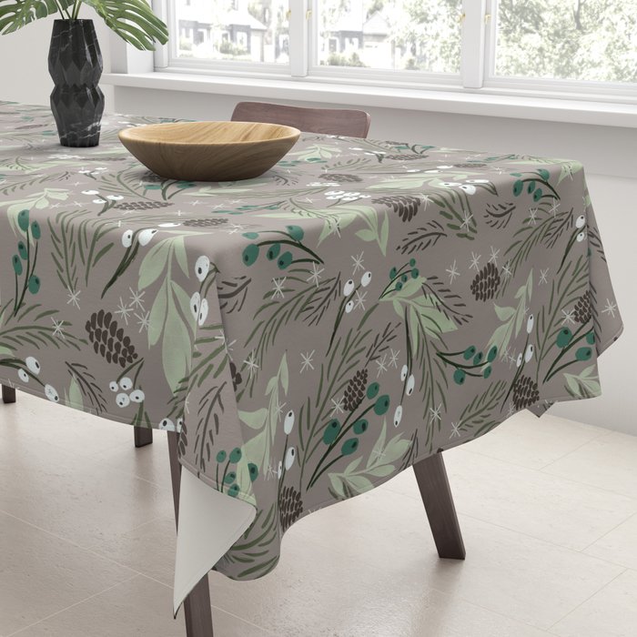 Christmas Foliage - Earth Tablecloth Gallery Image 3