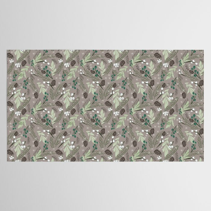 Christmas Foliage - Earth Tablecloth Gallery Image 2