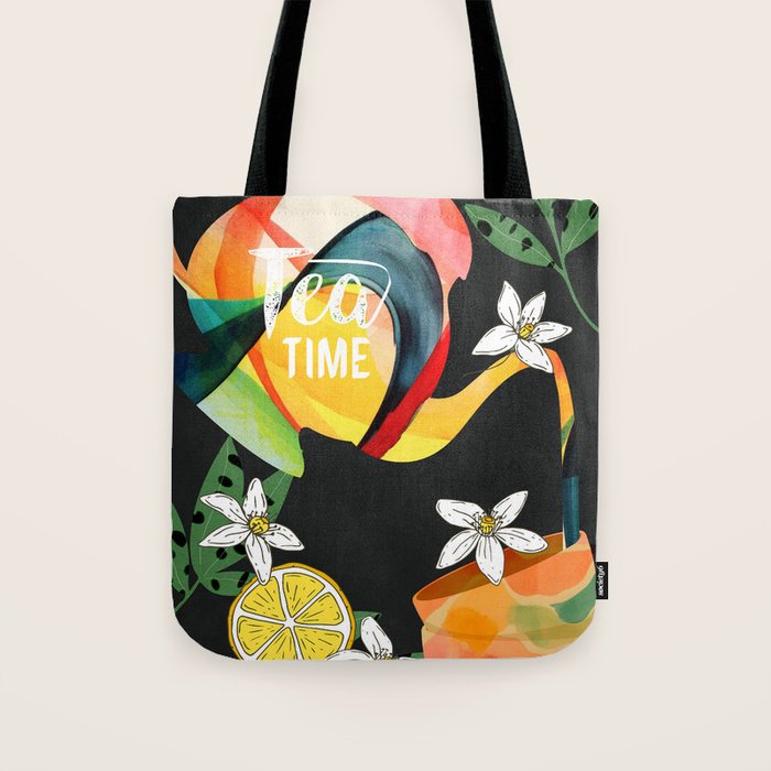 Tea Time 1 Tote Bag Gallery Image 1