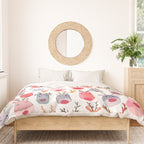 Christmas Winter Cute Reindeers Duvet Cover Gallery Image 3