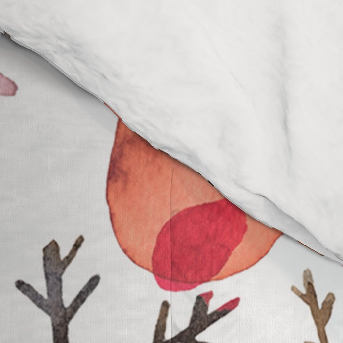 Christmas Winter Cute Reindeers Comforter Gallery Image 4