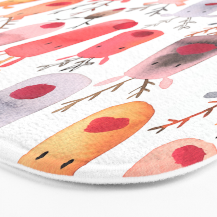 Christmas Winter Cute Reindeers Bath Mat Gallery Image 3