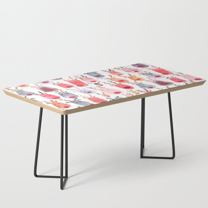 Christmas Winter Cute Reindeers Coffee Table Gallery Image 1