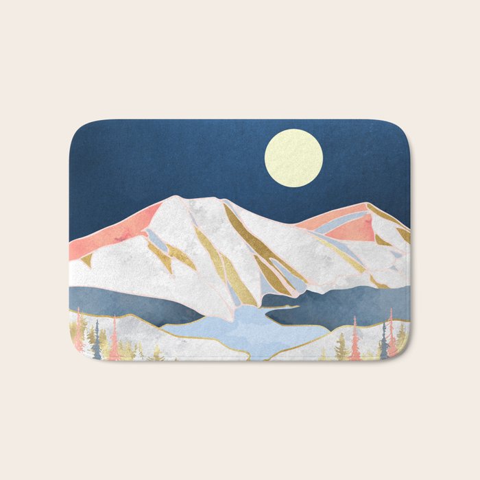Lake Mountains Bath Mat Gallery Image 1