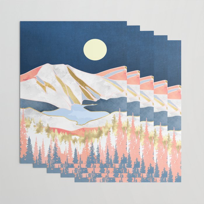Lake Mountains Wrapping Paper Gallery Image 3