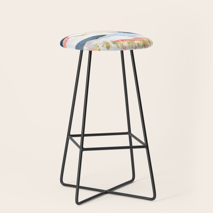 Lake Mountains Stool Gallery Image 1