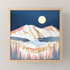 Lake Mountains Mini Art Print Gallery Image 1