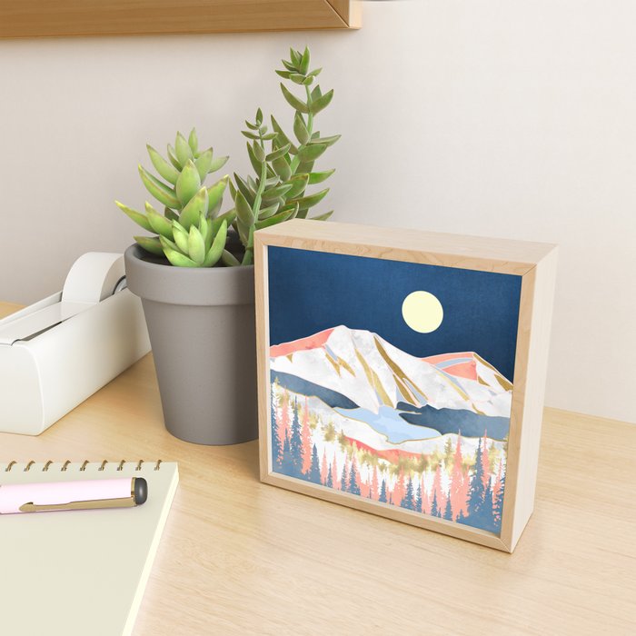 Lake Mountains Mini Art Print Gallery Image 2