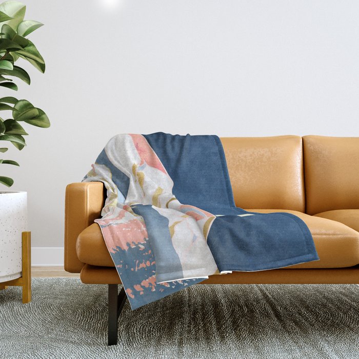 Lake Mountains Throw Blanket Gallery Image 1