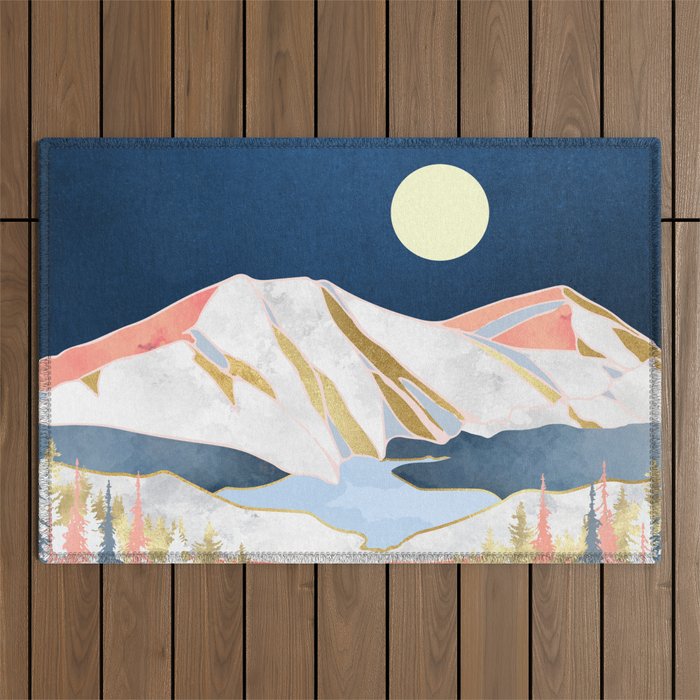 Lake Mountains Outdoor Rug Gallery Image 1