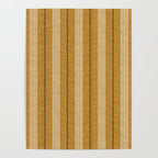 ivy stripes - mustard and black Poster Gallery Image 4