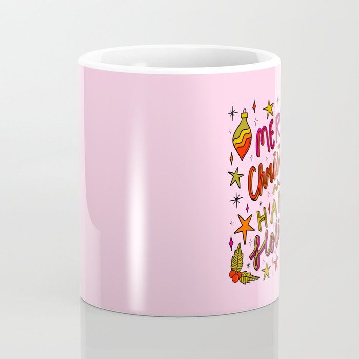 Merry Christmas and Happy Holidays Coffee Mug Gallery Image 4
