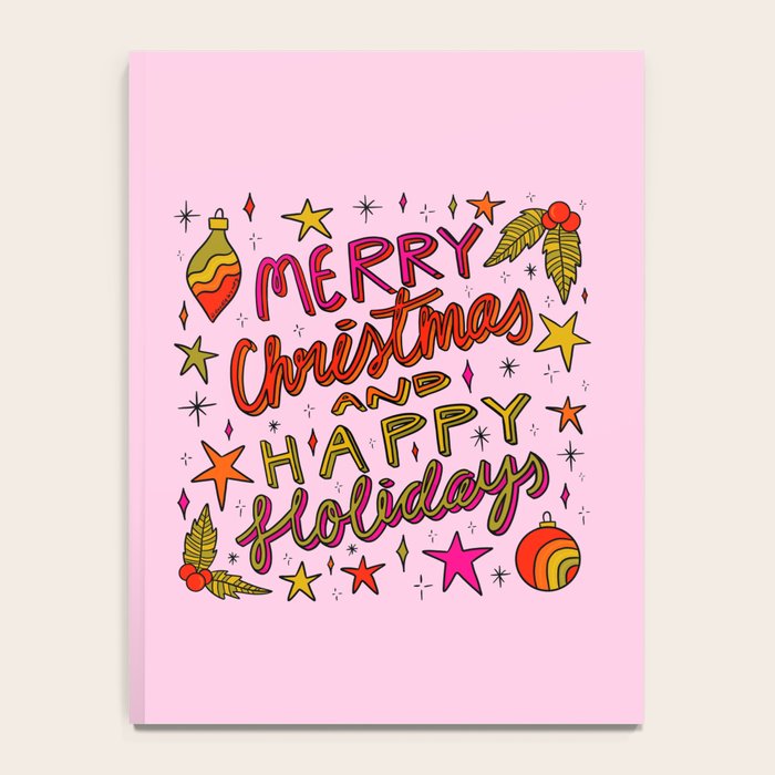 Merry Christmas and Happy Holidays Notebook Gallery Image 4