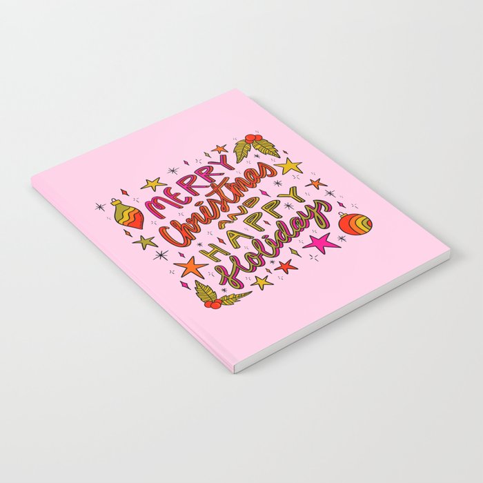 Merry Christmas and Happy Holidays Notebook Gallery Image 2