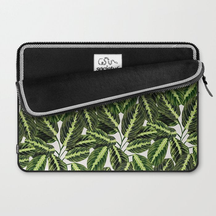 Maranta Lemon lime interior Plant Laptop Sleeve Gallery Image 2