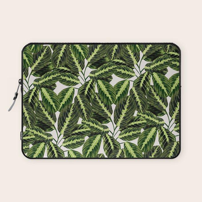 Maranta Lemon lime interior Plant Laptop Sleeve Gallery Image 1