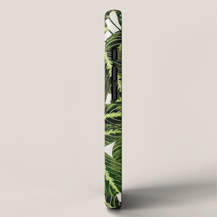 Maranta Lemon lime interior Plant iPhone Case Gallery Image 2