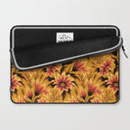 Gazania Floral - Orange Gold Laptop Sleeve Gallery Image 2
