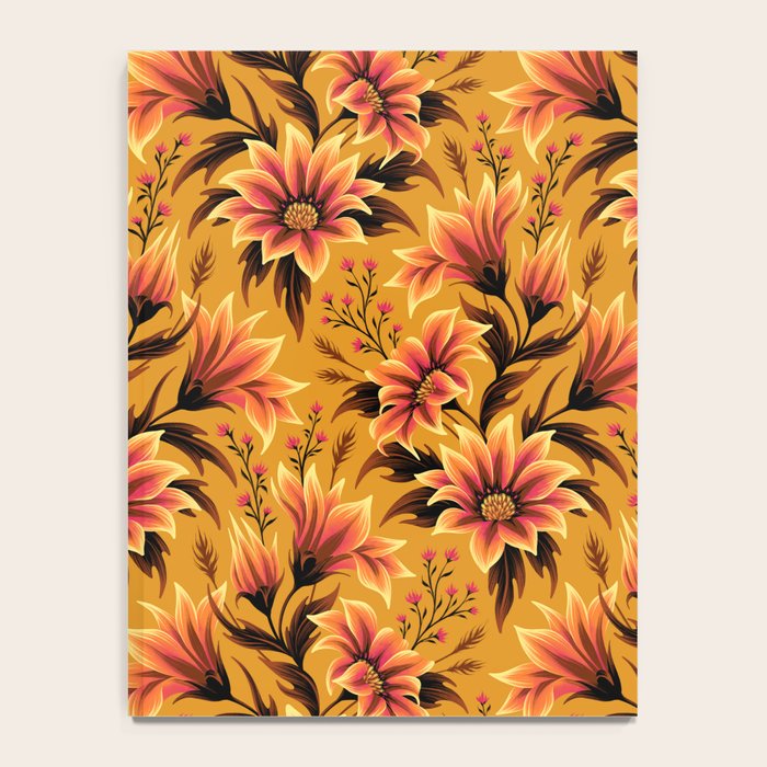 Gazania Floral - Orange Gold Notebook Gallery Image 4