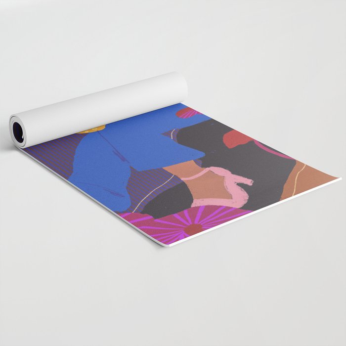 Mushrooms girl Yoga Mat Gallery Image 2