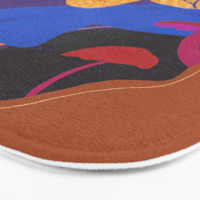 Mushrooms girl Bath Mat Gallery Image 3